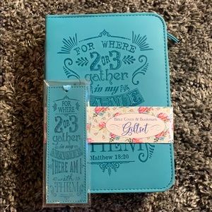 Bible Cover and Bookmark Set